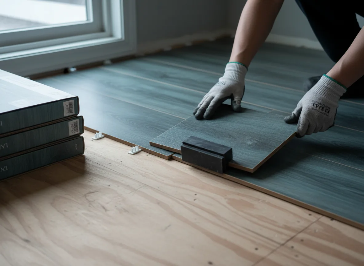 Luxury Vinyl Plank Installation company in Tovey, IL